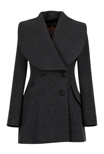 Slate Circle Car Coat by Vivienne Westwood Anglomania