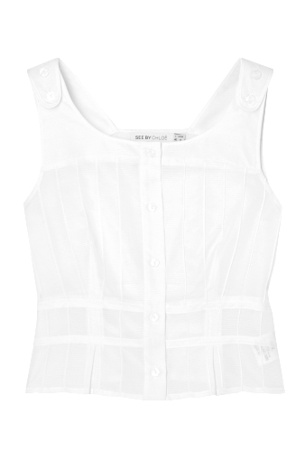 Sleeveless Panelled Top by See by Chloe