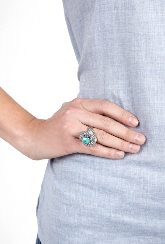 Snake Cocktail Amazonie Ring by Iosselliani