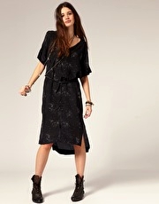Something Else Stellar Silk Kaftan Dress