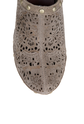 Sparrow Tesoro Mid Heel Lazer Cut Clog Boot by Ash