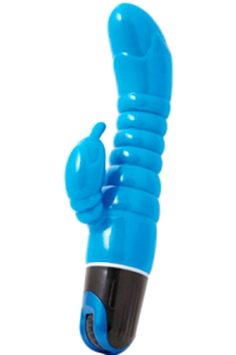 Steglös Vibrator blå