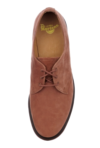 Stone Nubuck Brick Sole 1461 Shoes by Dr Martens