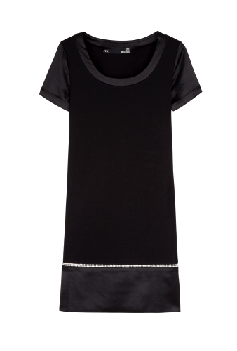 Strass Trimmed Easy Fit Dress by Love Moschino