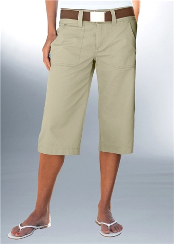 Stretch-trekvartsjeans