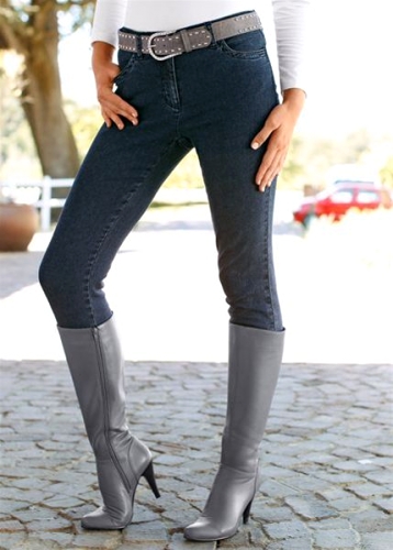Stretchjeans, kort