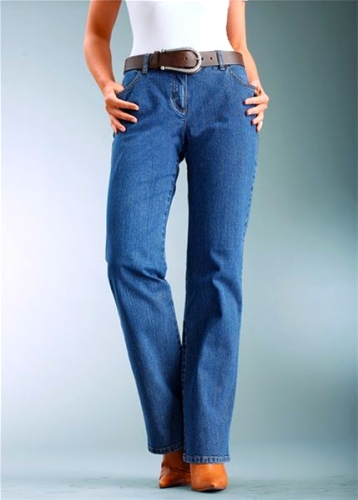 Stretchjeans, normallängd - 3