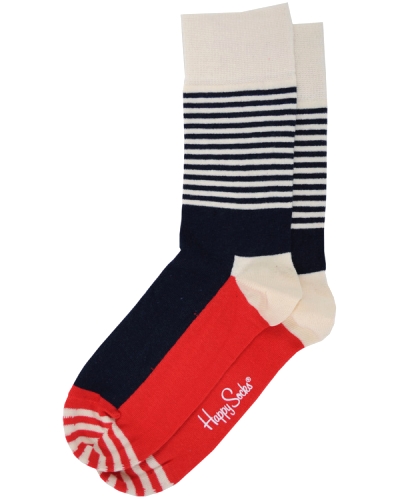 Stripe Half Blue Red SH10 002