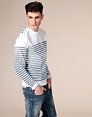 Striped Crew Neck Sweat