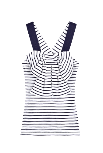 Stripey Bow Tank by Sonia by Sonia Rykiel