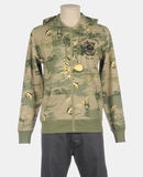 STUSSY AUTHENTIC GEAR - Sweatshirt med huva