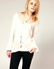 stylestalker Bell Sleeve '70s Style Tunic Blouse