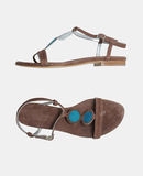 SUEDE - Flip-flop skor