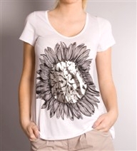 Sunflower Swing V-neck Tee