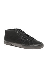 Superga 2754 Canvas Mid Cut Trainers - 2