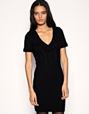 Supertrash Wool Cable Detail Knit Dress