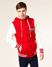 Supremebeing Rookie Hooded Baseball Jacket