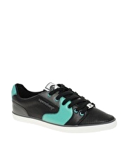 Supremebeing Slab Perforated Leather Plimsolls - 4
