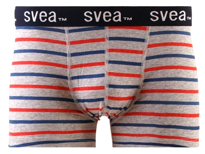 Svea - Justin Boxer Multistripe Grey