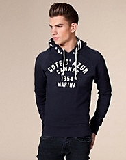 Sweat With Striped Hood