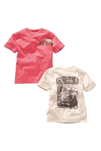 T-shirt, 2-pack, pojk