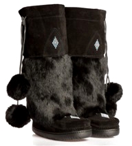 Tall Suede Mukluk