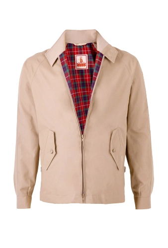 Tan G4 MIE Straight Harrington by Baracuta