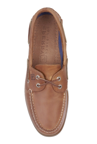 Tan Leather Deck Shoe by Sperry