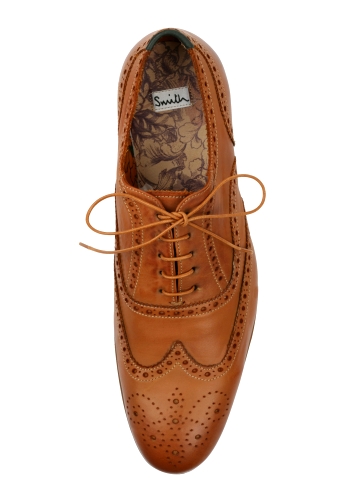 Tan Miller Washed Brogue by Paul Smith