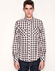 Ted Baker Casual Check Tapered Shirt