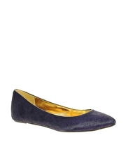 Ted Baker Flat Pony Skin Pump