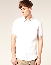 Ted Baker Linen Shirt with Liberty Trims