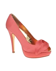 Ted Baker Naidaa Satin Platform Court Shoes