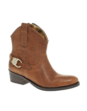 Ted Baker Neha Metal Trim Low Heel Ankle Boots