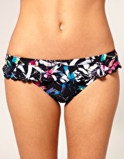 Ted Baker Phinoes Skirted Bikini Briefs With Tangled Bow Print