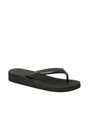 Ted Baker Samia Patent Mini Wedge Flip Flops