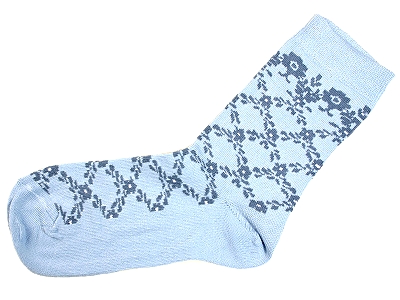 Topeco - Ladies Lace Sock Blue