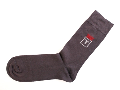 Topeco - Organic Cotton Sock Grey