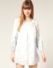 Traffic People Crochet Detail Kaftan
