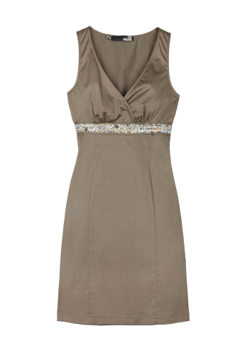 Tribal Trimmed Cotton Dress by Love Moschino