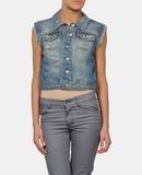 TWIN-SET SIMONA BARBIERI - Ytterplagg denim