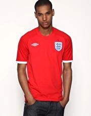 Umbro England Away Short Sleeve Shirt