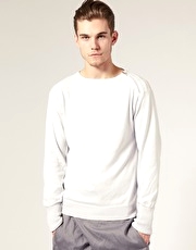 Unconditional Zip Detail Crew Neck Knit Jumper