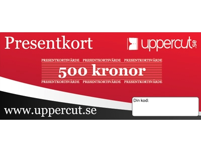 Uppercut - Presentkort 500 kronor