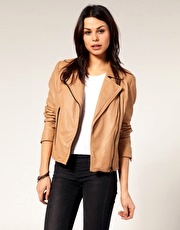 Urban Code Chunky Zip Leather Biker Jacket