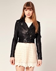 Urban Code Cropped Biker Jacket