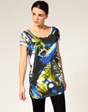 Urban Mobility By Hussein Chalayan Digital Print Organic Cotton Dress