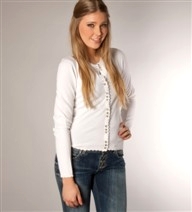 V Knit Basic Cardigan