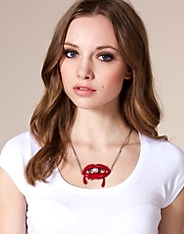 Vampire Lips Necklace