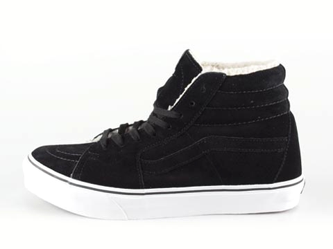 Vans: U SK8 Hi Fleece SF VKXH1CK Black